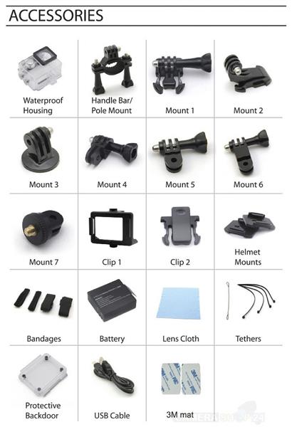 Grote foto wifi action cam 4k waterdicht 30 meter ac3 audio tv en foto professionele video apparatuur