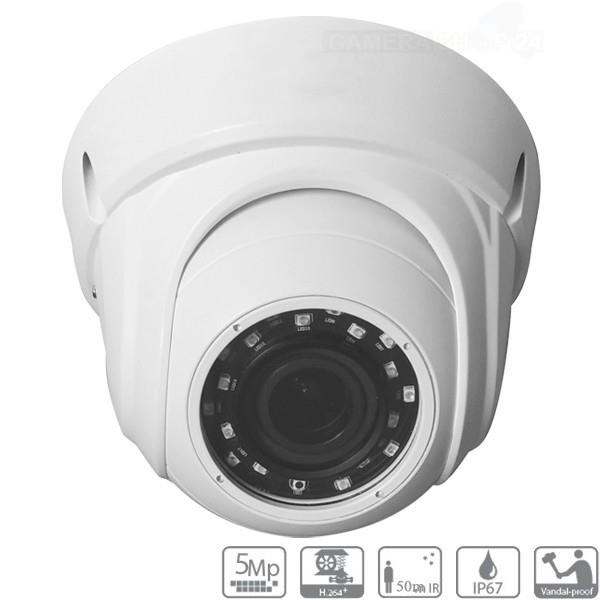 Grote foto op op 5 megapixel ip camera 30m nachtzicht motorzoom wdr sony ccd onvif 5mpv3 audio tv en foto professionele video apparatuur