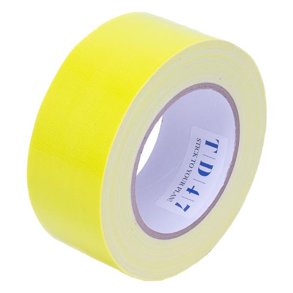 Grote foto td47 gaffa tape 50mm x 25m fluor geel doe het zelf en verbouw materialen en producten