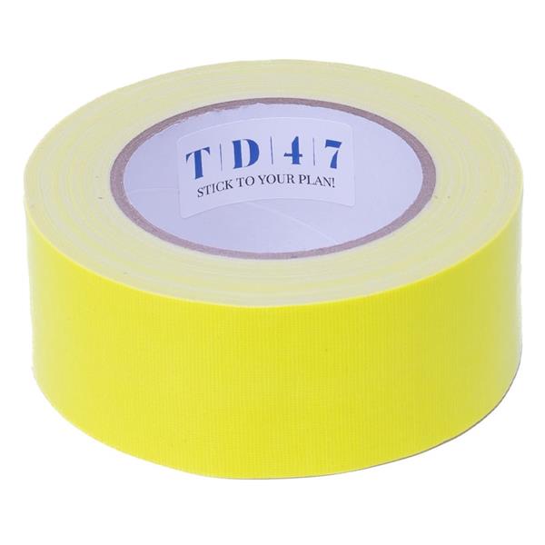 Grote foto td47 gaffa tape 50mm x 25m fluor geel doe het zelf en verbouw materialen en producten