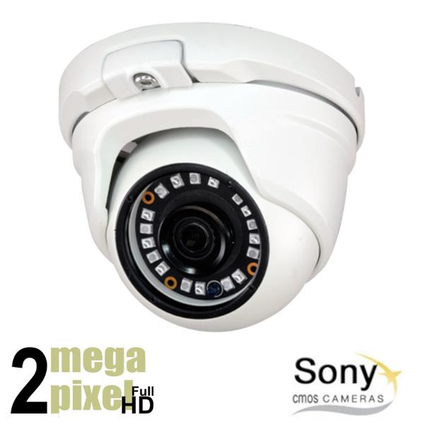 Grote foto full hd 4in1 dome camera 20m nachtzicht 2.8 mm lens hdcvb28 audio tv en foto professionele video apparatuur
