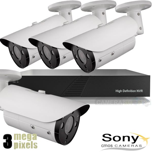 Grote foto 3 megapixel ip camerasysteem motorzoom sony cmos 1 8 camera mpset47 audio tv en foto professionele video apparatuur