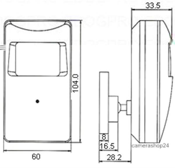 Grote foto aanbieding analoge camera in pir behuizing 3 7mm lens spc23 audio tv en foto professionele video apparatuur