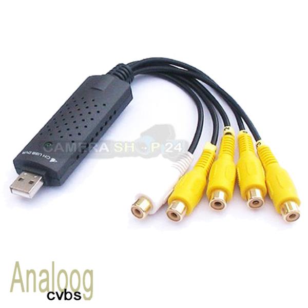 Grote foto usb 2.0 4 kanaals bewaking video usbd4 audio tv en foto algemeen