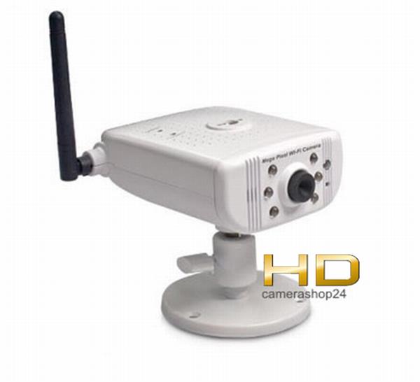 Grote foto 1.3 megapixel wifi camera binnen 6m nachtzicht audio hdipa5 audio tv en foto professionele video apparatuur