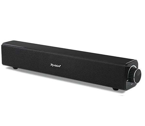 Grote foto soundbar sound bar draadloos bluetooth wireless speaker 20w 2x 10w huis en inrichting woningdecoratie