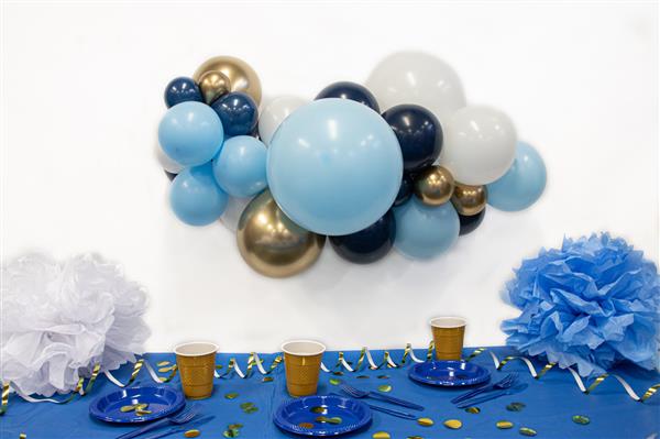 Grote foto ballonnen diy balloon kit organic blue verzamelen overige verzamelingen