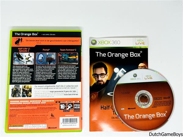 Grote foto xbox 360 the orange box spelcomputers games xbox 360