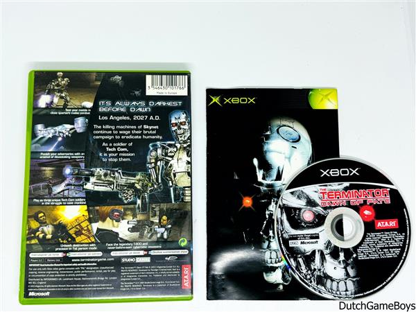 Grote foto xbox classic the terminator dawn of fate spelcomputers games overige xbox games
