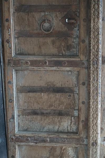 Grote foto origineel oude deur india h167 x b95 cm huis en inrichting bankstellen