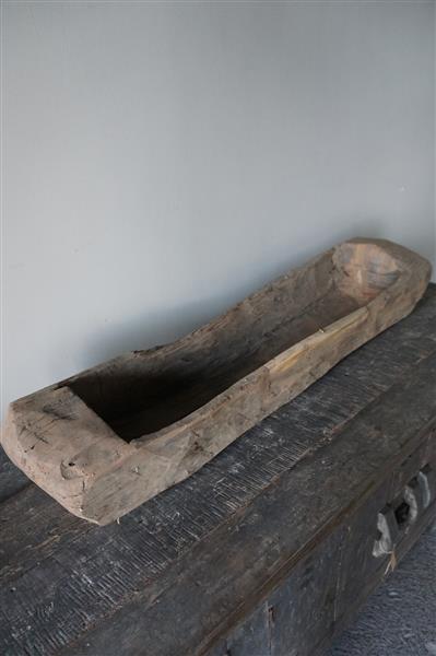 Grote foto houten trog h18 x b94 x d21 cm huis en inrichting woningdecoratie