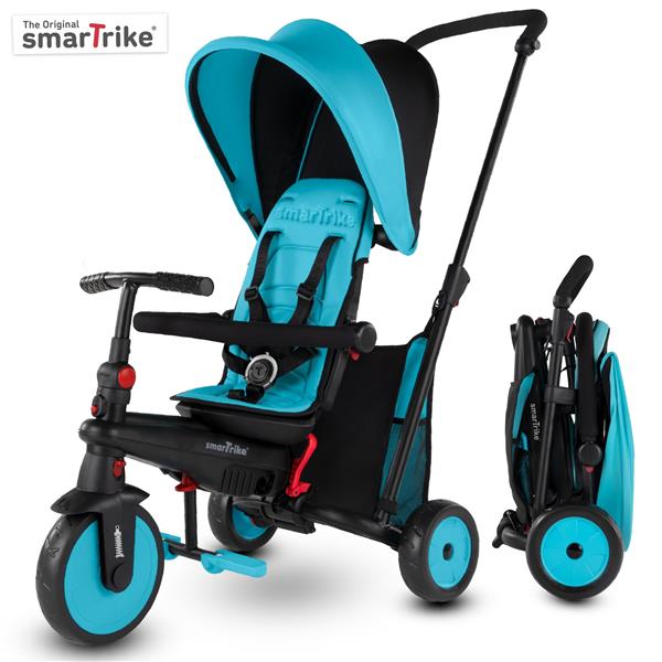 Grote foto smartrike str3 opvouwbare kinderwagen trike blauw kinderen en baby los speelgoed