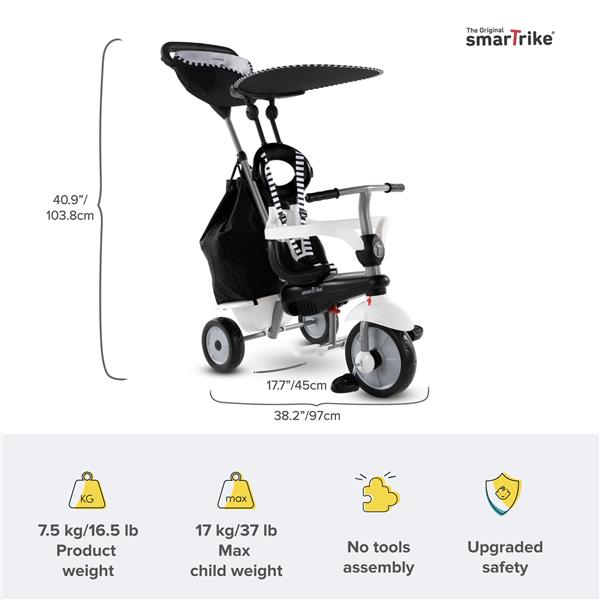 Grote foto smartrike vanilla plus zwart wit kinderen en baby los speelgoed