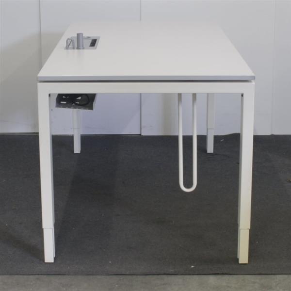 Grote foto elektrisch bureau wit lichtgrijs 160 x 80 b keus huis en inrichting stoelen