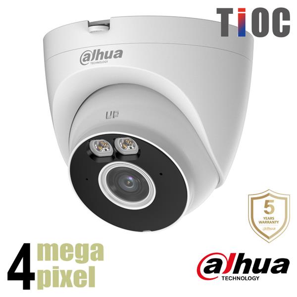 Grote foto dahua 4mp wifi tioc dome camera microfoon en speaker full color t4a pv audio tv en foto videobewakingsapparatuur