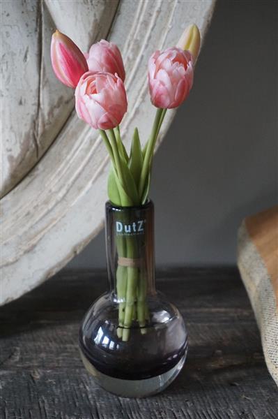 Grote foto real touch tulpen roze 5 stuks l29 cm huis en inrichting complete badkamers