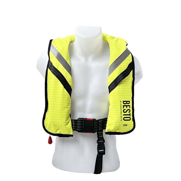 Grote foto besto 300n anti statisch automatisch reddingsvest watersport en boten watersportkleding