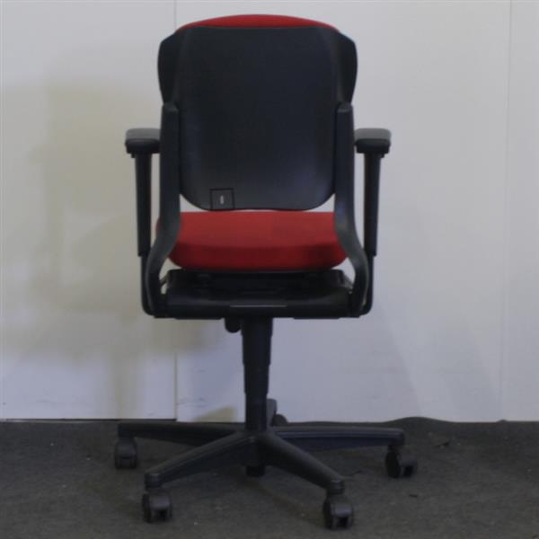 Grote foto 2230 bureaustoel rood zwart huis en inrichting stoelen