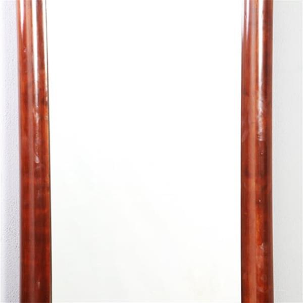 Grote foto monumentale spiegel louis phillipe ca 1840 mahonie drie delig no.931110 antiek en kunst spiegels