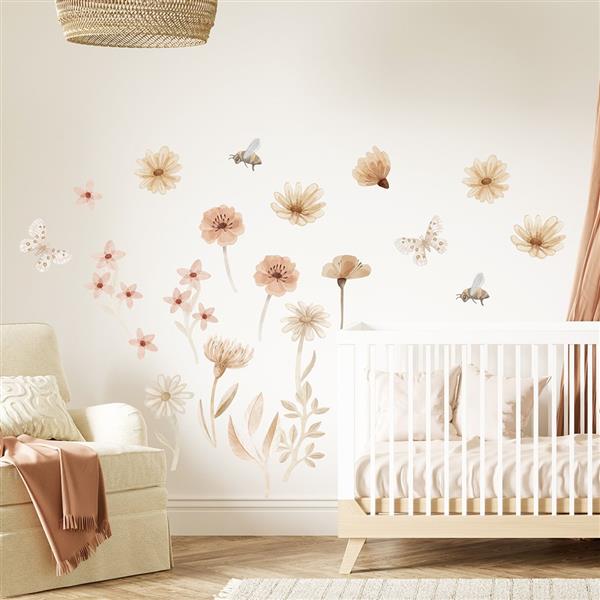 Grote foto muursticker meadow ii meadow ii kinderen en baby complete kinderkamers