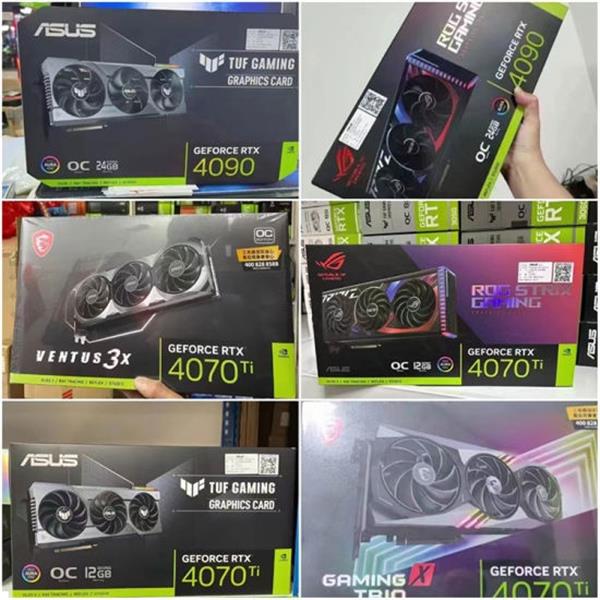 Grote foto grafische kaarten rtx 4090 rtx 4080 rtx 4070 computers en software videokaarten