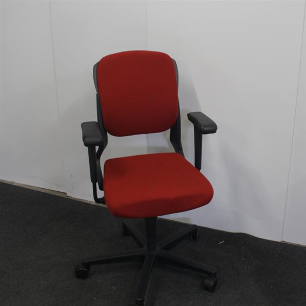 Grote foto 2230 bureaustoel rood zwart huis en inrichting stoelen