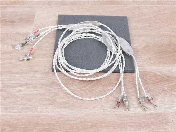 Grote foto crystal cable dreamline highend silver audio speaker cables 2 5 metre audio tv en foto onderdelen en accessoires