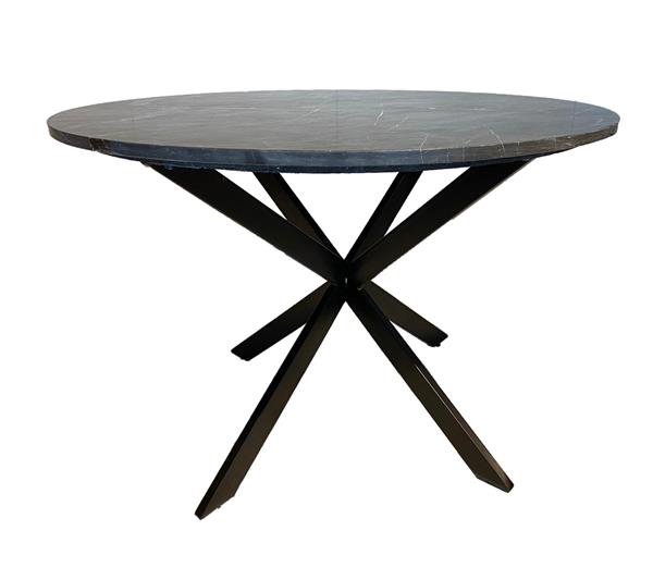 Grote foto eettafel marmer jacky black 110 cm huis en inrichting eettafels