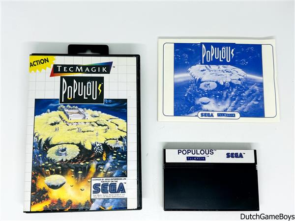 Grote foto sega master system populous spelcomputers games overige games