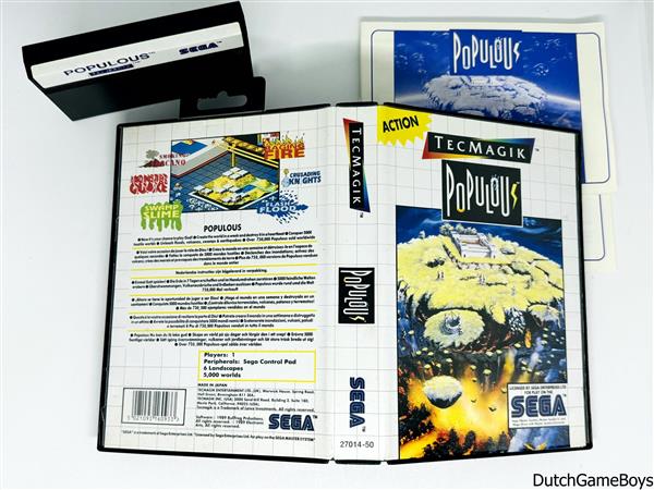 Grote foto sega master system populous spelcomputers games overige games