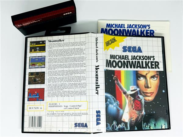 Grote foto sega master system michael jackson moonwalker spelcomputers games overige games