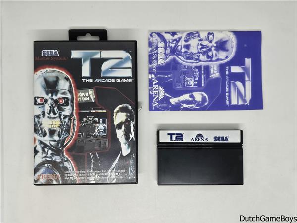 Grote foto sega master system t2 terminator 2 the arcade game spelcomputers games overige games