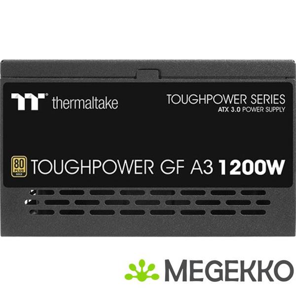 Grote foto thermaltake toughpower gf a3 power supply unit 1200 w 24 pin atx atx zwart computers en software overige