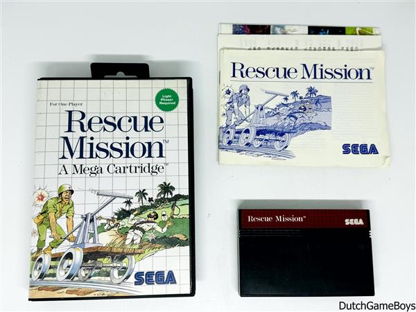 Grote foto sega master system rescue mission spelcomputers games overige games