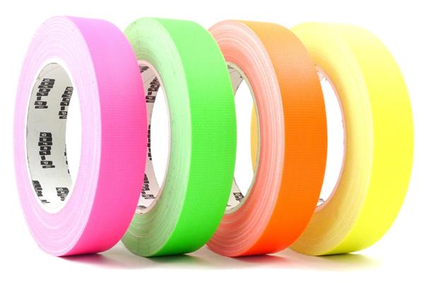 Grote foto gafer.pl fluo tape 12mm x 25m geel doe het zelf en verbouw materialen en producten