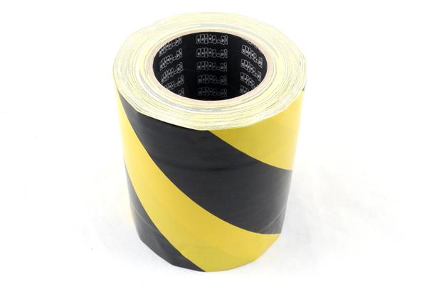 Grote foto gafer.pl cable cover tape 150mm x 25m zwart geel doe het zelf en verbouw materialen en producten