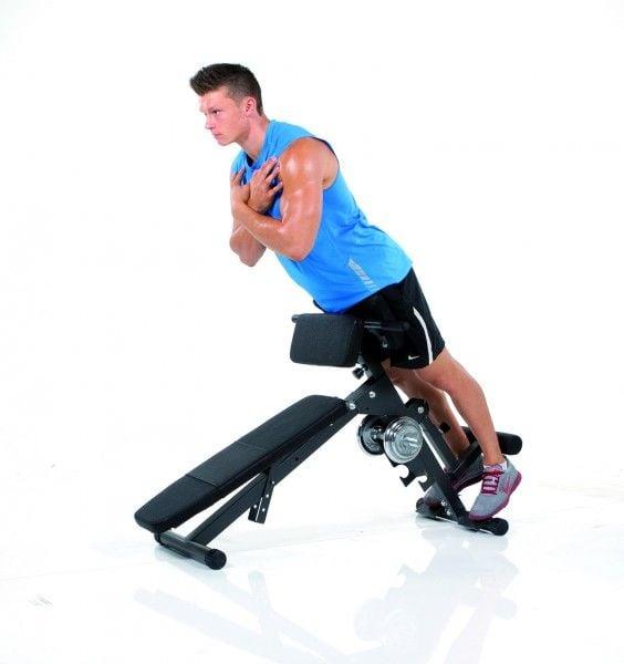Grote foto finnlo by hammer ab back trainer hyperextension sport en fitness fitness