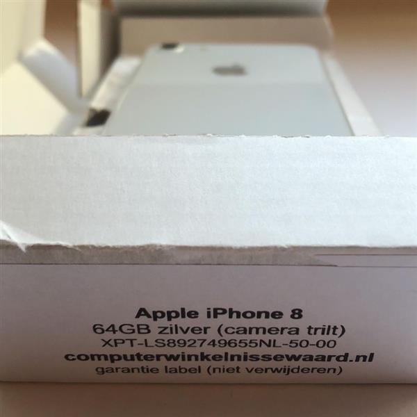 Grote foto apple iphone 8 64gb zilver simlockvrij klein defect camera telecommunicatie apple iphone