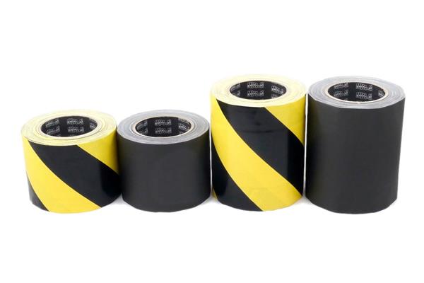Grote foto gafer.pl cable cover tape 100mm x 25m zwart geel doe het zelf en verbouw materialen en producten