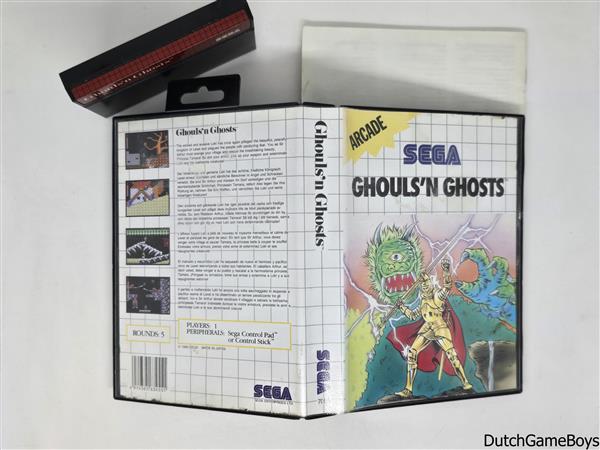 Grote foto sega master system ghouls n ghosts spelcomputers games overige games