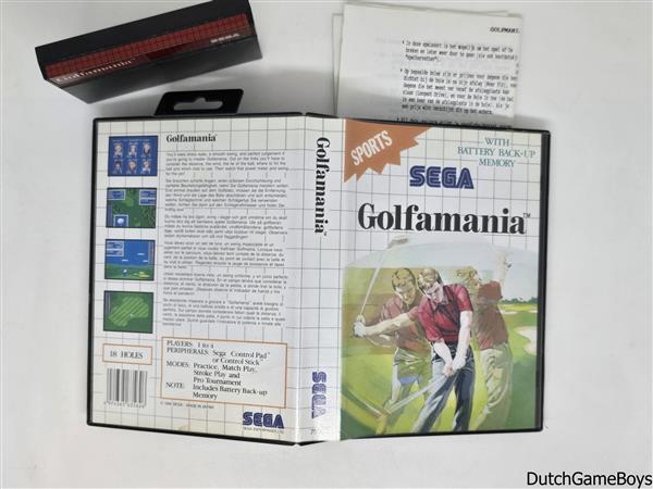 Grote foto sega master system golfmania spelcomputers games overige games