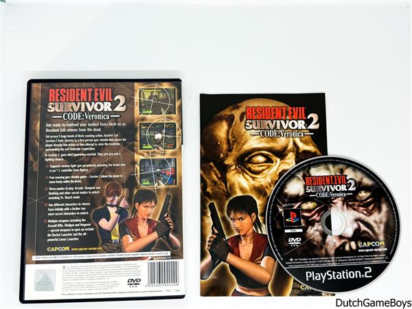 Grote foto playstation 2 ps2 resident evil survivor 2 spelcomputers games playstation 2