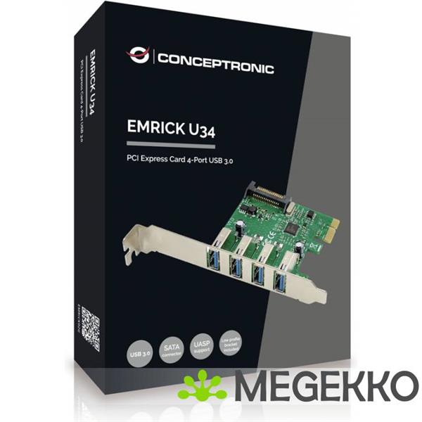 Grote foto conceptronic emrick02g interfacekaart adapter usb 3.0 intern computers en software overige computers en software