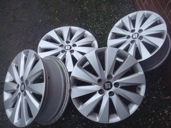 Grote foto 16 originele seat arona 16 inch velgen steek 5x100 auto onderdelen banden en velgen