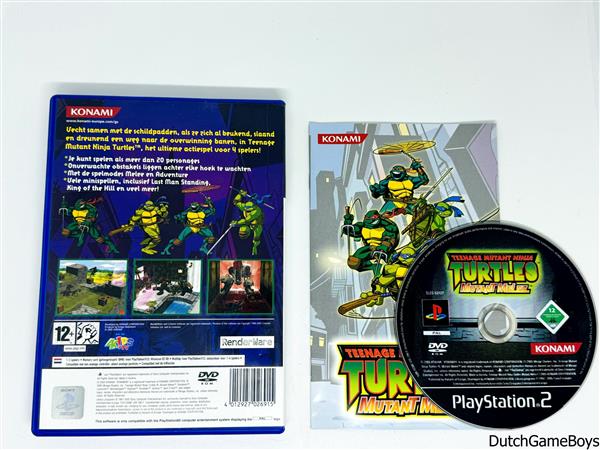 Grote foto playstation 2 ps2 teenage mutant ninja turtles mutant melee spelcomputers games playstation 2