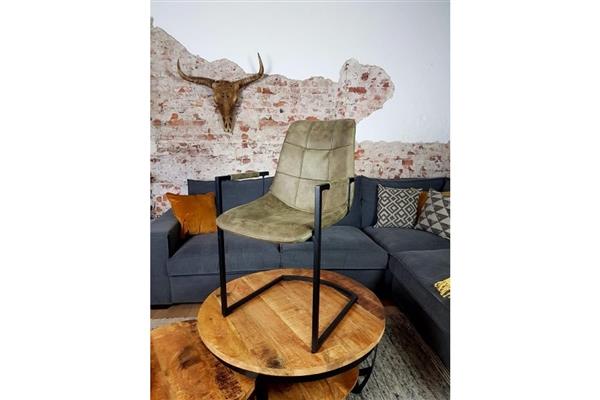 Grote foto eetkamerstoel rocco olijf huis en inrichting stoelen