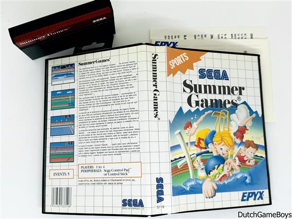 Grote foto sega master system summer games spelcomputers games overige games