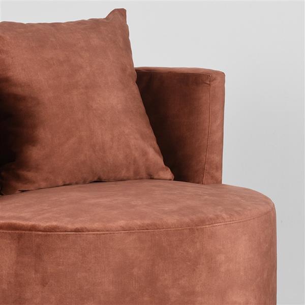 Grote foto label51 fauteuil evy rust velours huis en inrichting woningdecoratie