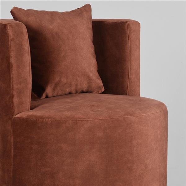 Grote foto label51 fauteuil evy rust velours huis en inrichting woningdecoratie