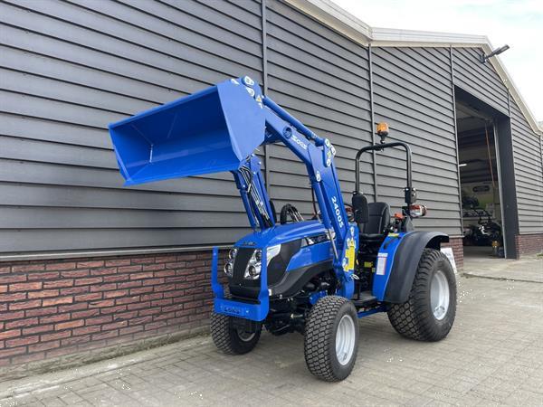 Grote foto solis 20 minitractor nieuw optie gazonbanden frontlader agrarisch tractoren